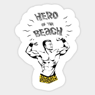 Hero of the Beach Sticker